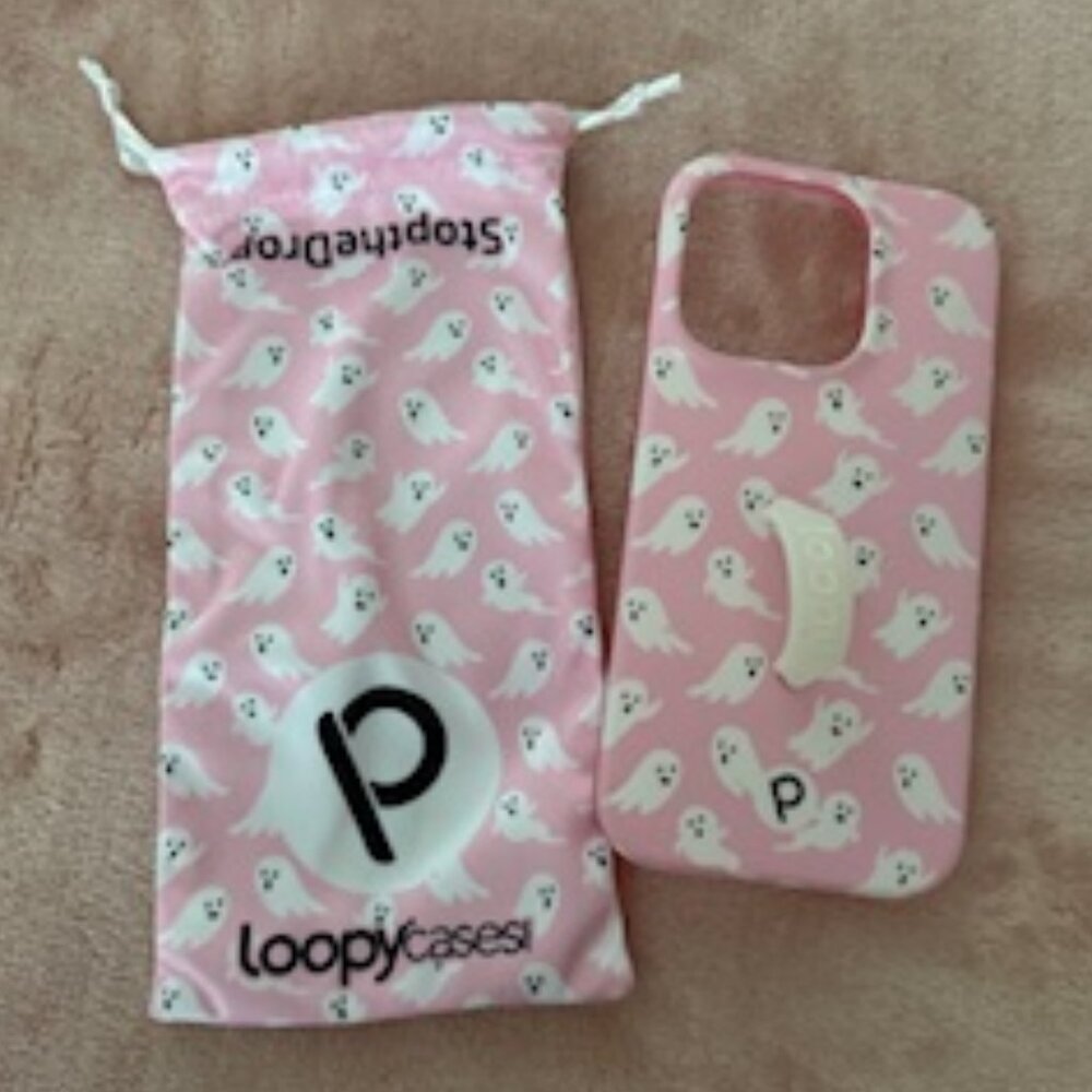 Blushing Boos Loopy Case iPhone 14 Pro Case